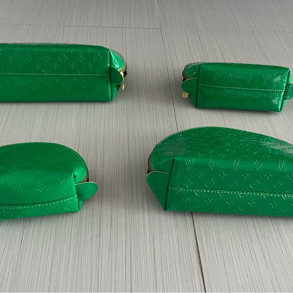 Green Semi-Circle Pouch Set - Picture 13 of 15